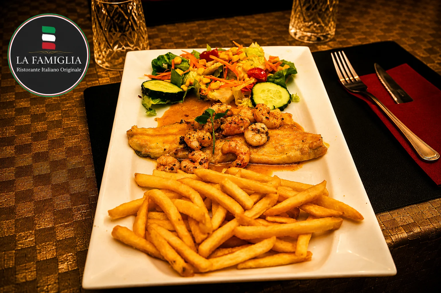 Plato de pescado de La Famiglia Catral 2
