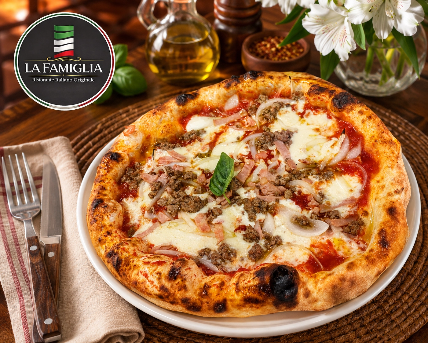 Pizza artesana de La Famiglia Catral 13
