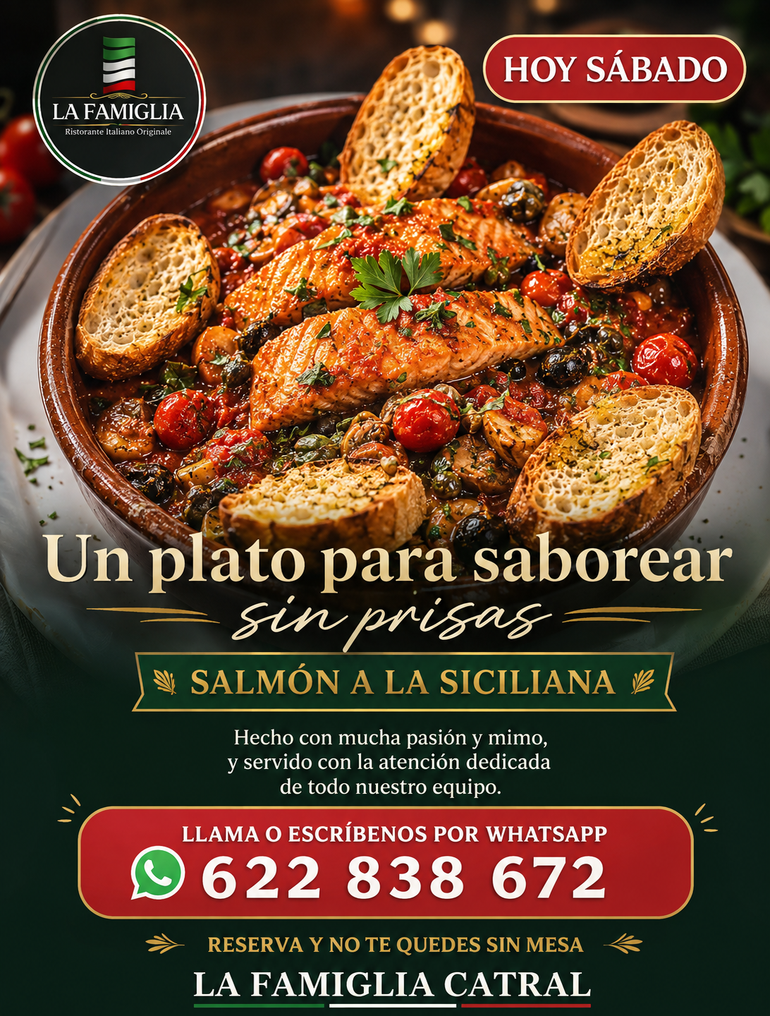 Cartel de evento o novedad de La Famiglia Catral 1