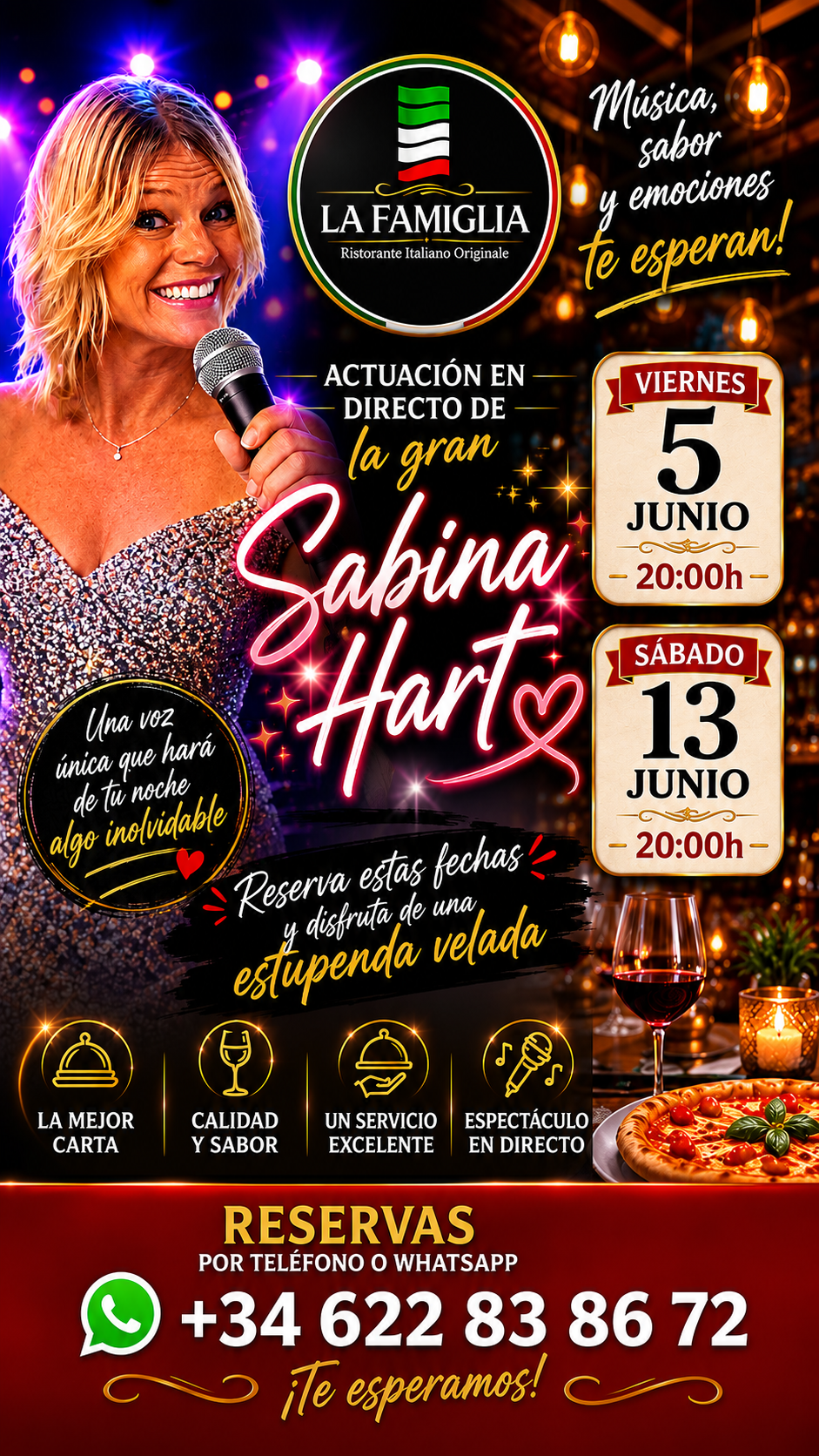 Cartel de evento o novedad de La Famiglia Catral 1